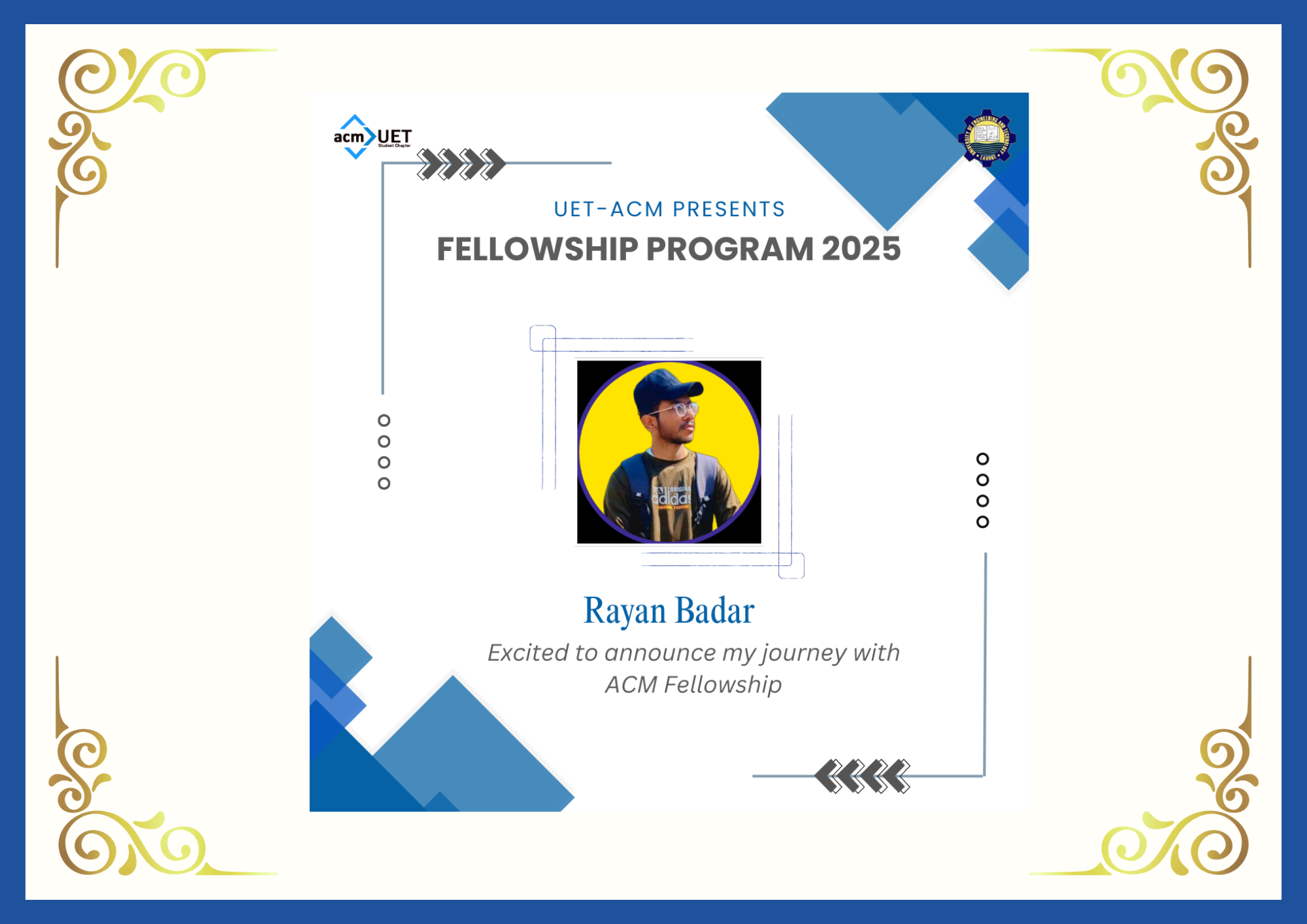 UET-ACM Fellowship