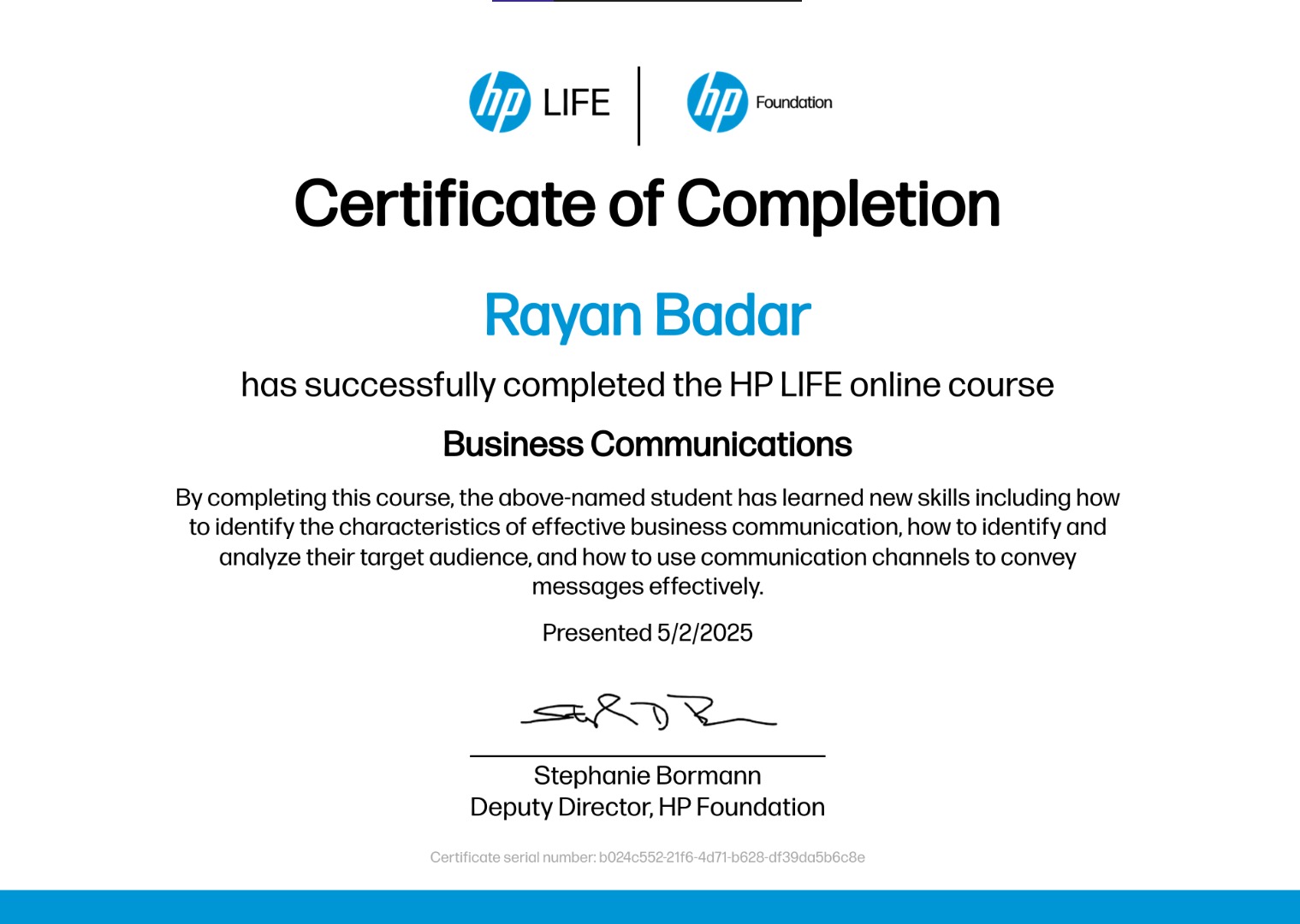 Business Communications